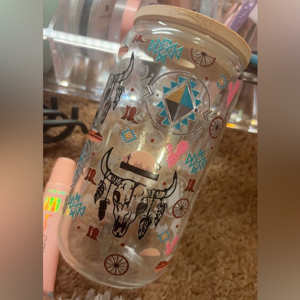 Yellow Stone themed Libbey